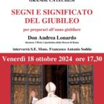 Terni – Verso il Giubileo 2025 catechesi “Segni e significato del Giubileo” con don Andrea Lonardo